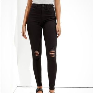AE Next Level high waisted ripped jeans